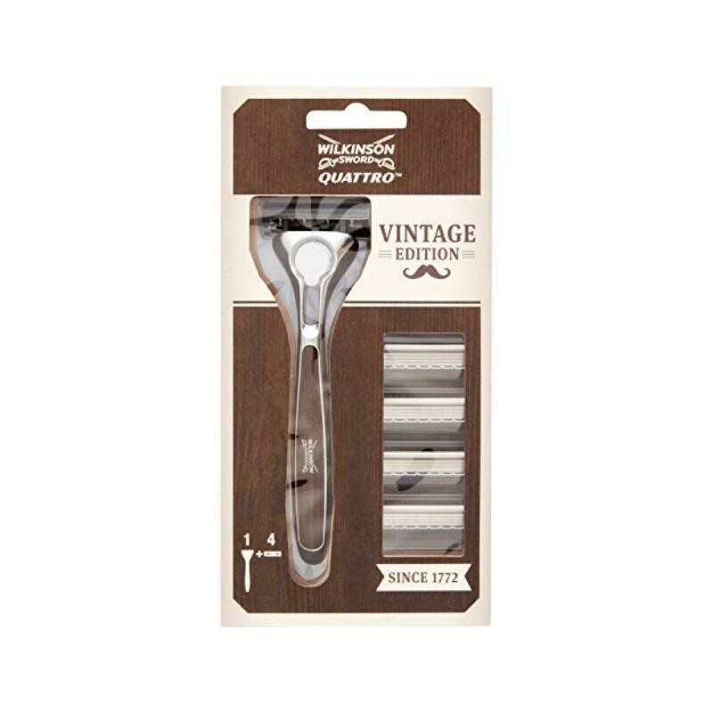 WILKINSON VINTAGE RASOIO TITANIUM + 4 RICARICHE