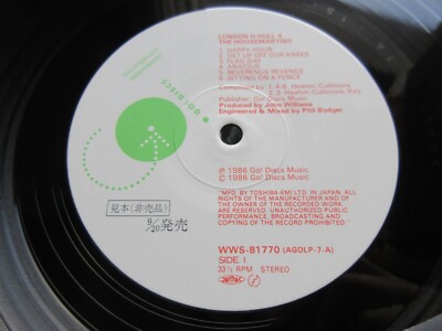Housemartins London 0 Hull 4 Japan Promo Vinyl LP WWS-81770