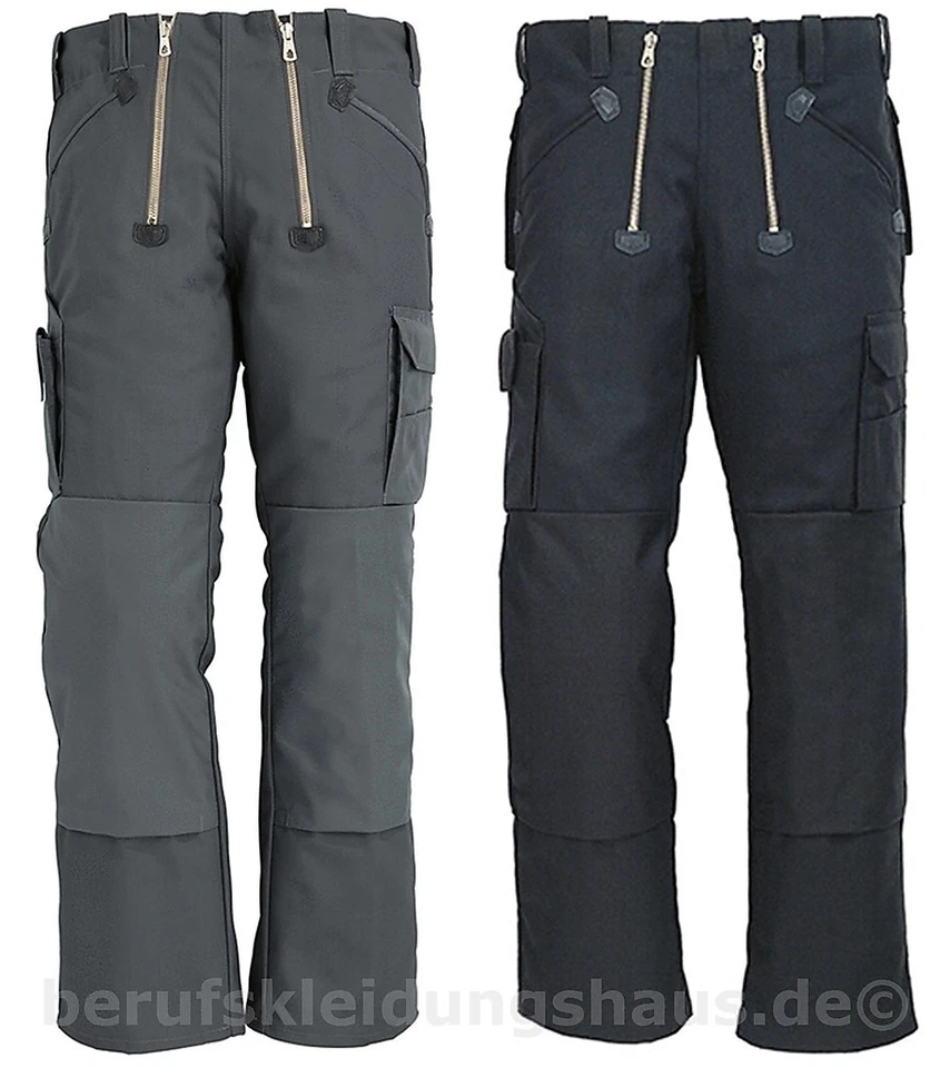 FHB 11086 Nils Zunfthose Zunftkleidung Canvas o. Schlag schwarz und anthrazit