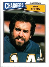 1987 Topps #340 Dan Fouts