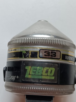 Zebco 33 Rhino Tough Reel Vintage Works As Ir Should | eBay