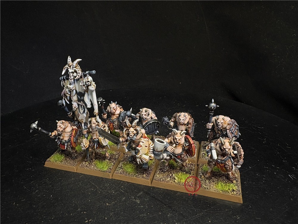 Warhammer The Old World DPS painted Beastmen Brayherds Ungor Herd