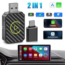 2in1 Wireless Carplay Android Auto Adapter US...