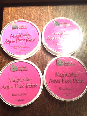 Ben Nye~MagiCake Aqua Paint LA-14 Magenta 1oz New/ Old Stock