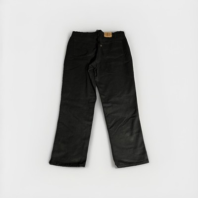 Vintage Levis 545 Orange Tab Loose Fit Baggy Jeans Black Size 42x30 Made In USA