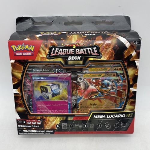 Pokemon TCG Mega Lucario ex League Battle Deck Sealed New! Box Wear!