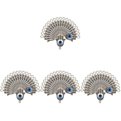 80 PCs Schmuck Herstellung von Reiz DIY Juwely Evil Eye Charms Connector Charms