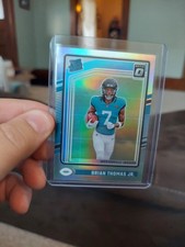 2024 Donruss Optic Brian Thomas Jr. - Rated Rookie  #214 Silver Holo Prizm (RC)