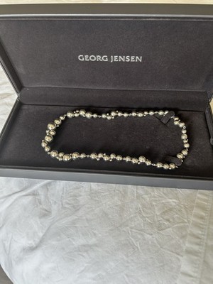 Georg Jensen Moonlight Grape Halskette Silber