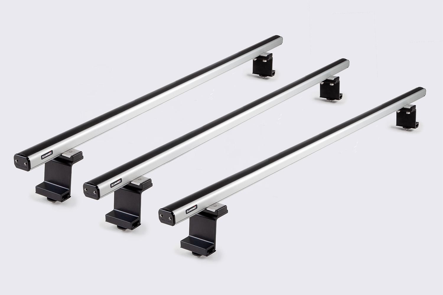 Summit SULC-012 Aluminium Fixed Point Roof Bars 150cm, Set of 3