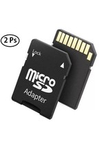 2Pack Micro SD Adapter To SD HC SDHC Memory Card Adapter Reader New