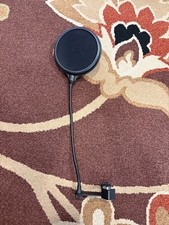 Double Screen Recording Mic Pop Filter w/Metal Gooseneck Clamp Pop Shield