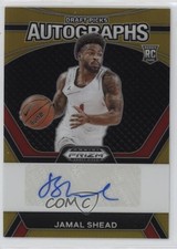 2024-25 Panini Prizm Draft Picks Gold /10 Jamal Shead #DPA-JMS Auto 5i3
