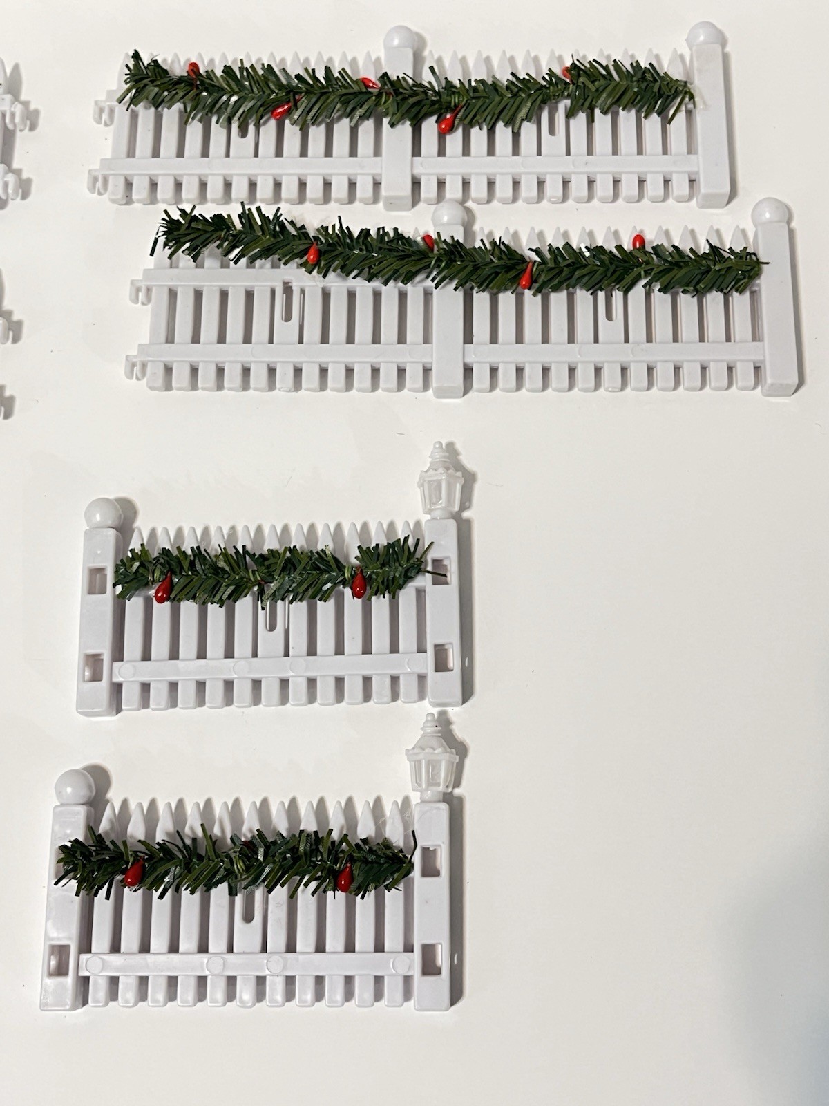 Village Picket Fence Holiday Times White Christmas Town