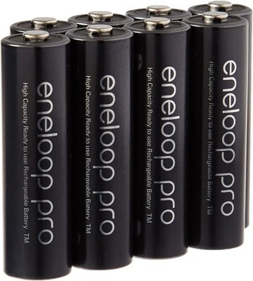 8X Eneloop PRO AA Akkus 1,2V 2500mAh HR06 wiederaufladbar SCHRINK Verpackung
