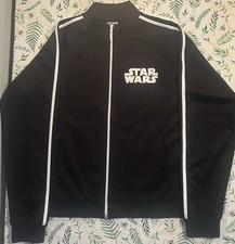 Giacca da pista vintage Star Wars Jolly Roger Stormtrooper taglia media. Fab Cond.