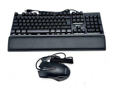 RedThunder Wired Backlit Keyboard And Mouse Combo Model K10 - Black