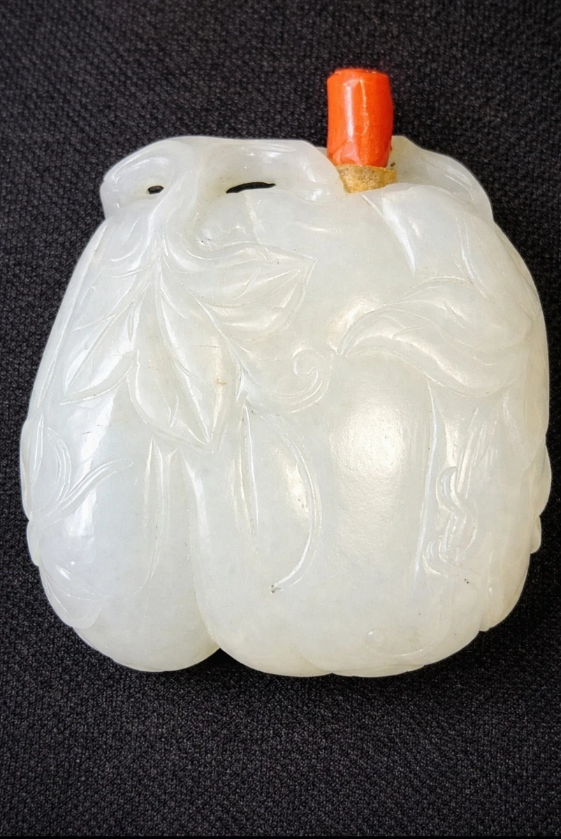 白玉古董中国鼻烟壶| eBay
