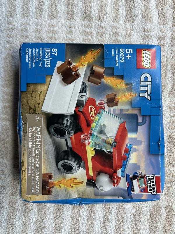 LEGO City: Fire Hazard Truck (60279) New In Box, Box In ROUGH Shape