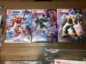 Lego Marvel Mech Lot Of 8 everything is 100% complete with figures