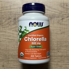 Chlorella 500 mg 200 Tabs By Now Foods