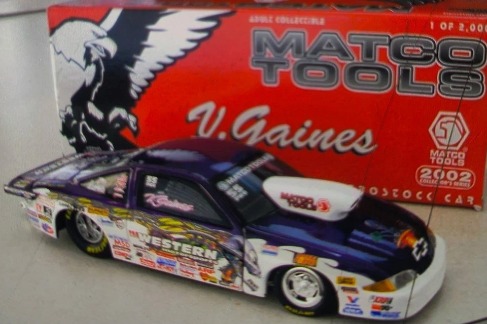  NUEVO EN CAJA MATCO TOOLS 2002 V. GAINES PRO STOCK ESCALA 1:24 Foto 4 de 4
