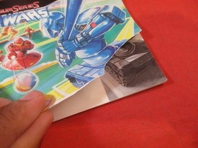 Cyber Stadium Series Base Wars Nintendo NES Instruction Manual Booklet *DAMAGED*