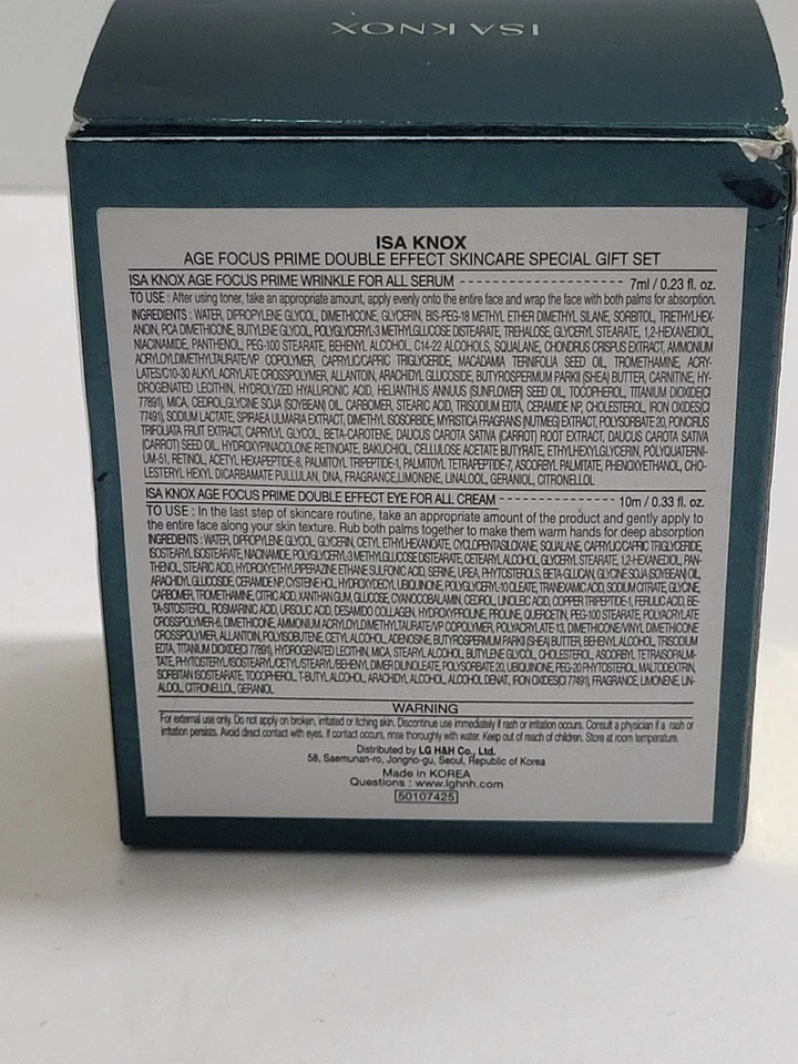Isa Knox Age Focus Prime Pro Retinol Special Gift Set 2pc Korean Skincare US - Image 4 of 4