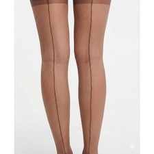 VTG Nylon Stockings La France Cuban 200 Seamed Hosiery Brown Toast Sz10 2 NIB