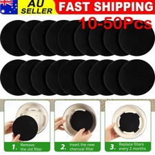 10-50X Compost Bin Charcoal Filters Round Indoor Kitchen Compost Bucket Activate