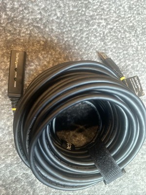 StarTech 20m (65ft) Active USB 2.0 A to B Cable - M/M -- BRAND NEW