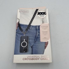 Case-Mate Crossbody Chain for Phones Black Chain Fits Most Cases Damaged Box
