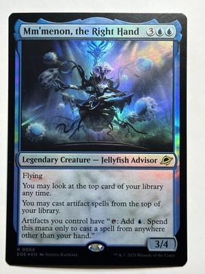 Mm'menon, the Right Hand Edge of Eternities 68 Foil MTG Card LP-NM