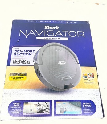 Shark Navigator 12 in. Robotic Vacuum Smart Navigation Self-Cleaning Brushroll