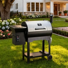 Z GRILLS Classic Pellet Grill with 697 sq.in.  8-in-1 BBQ Pellet Grill & Smoker