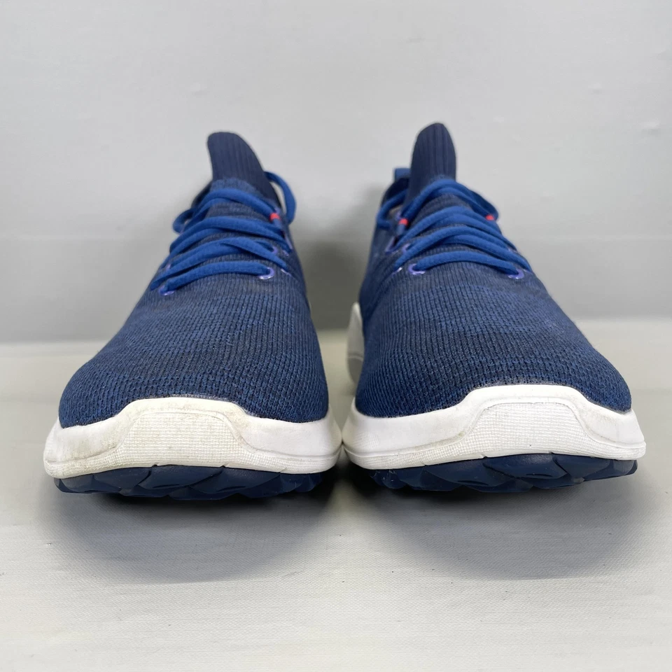 Tênis de malha FootJoy Flex XP meninos jovens tamanho 5 azul sem cravos golfe 45030 - Imagem 3 de 4