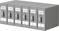 Bed Sheet Organizers and Storage 6 Pack - Foldable Sheet Holder, Linen Closet Or