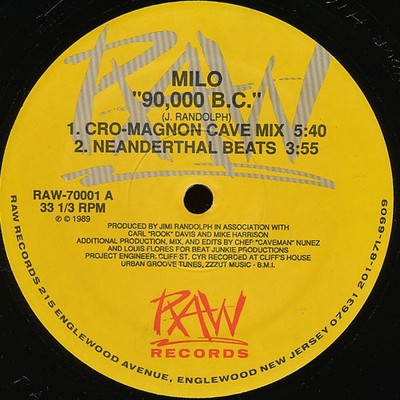 Milo - 90,000 B.C. (12'') (Very Good Plus (VG+)) 3216304172