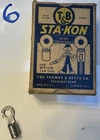 STA-KON U.S THOMAS & BETTS CO PRESSURE (SOLDERLESS) WIRE TERMINALS #D 8-14 1/4”