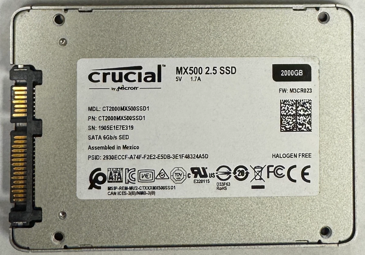 【中古】Crucial SSD 960GB 中古 SATA 2.5インチ Crucial 【中古】Crucial SSD 960GB 中古 SATA 2.5インチ BX500 2 5