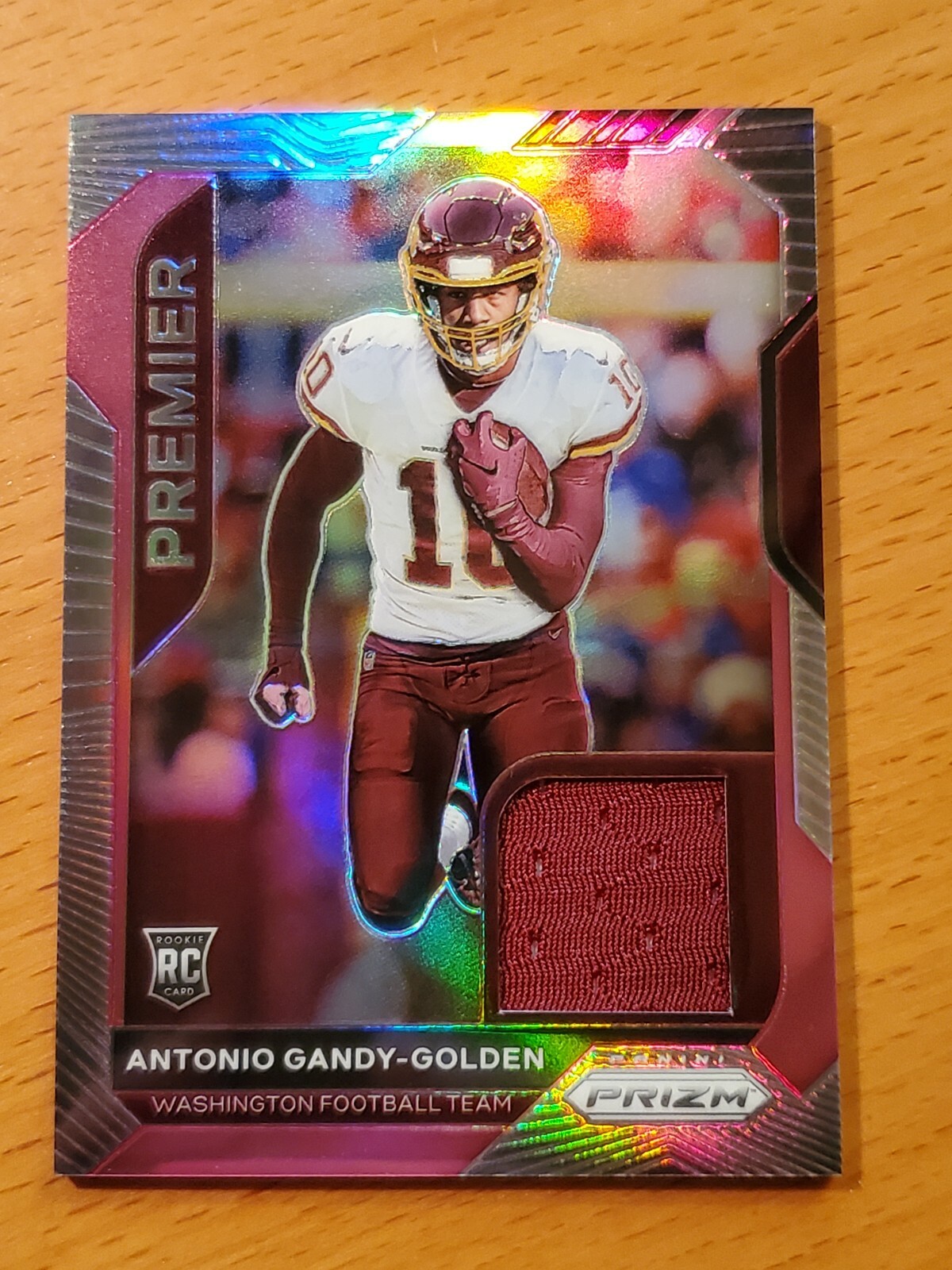 2020 Prizm Premier Jerseys Pink #25 Antonio Gandy-Golden Liberty Washington B