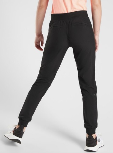 Athleta Girl Get Up And Go Jogger Size XL 14 Athletic Pants Black See Photos - Picture 2 of 13