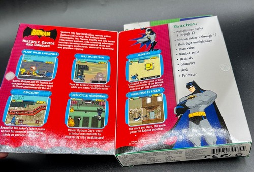 LEAP FROG LEAPSTER LEARNING GAME - THE BATMAN - MULTIPLY, DIVIDE AND CONQUER NEW - Picture 4 of 5