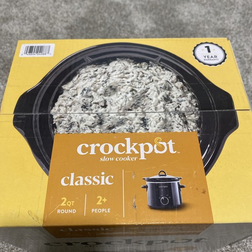 Crockpot® 2-Quart Classic Slow Cooker, Small Slow Cooker, Black - Picture 2 of 4
