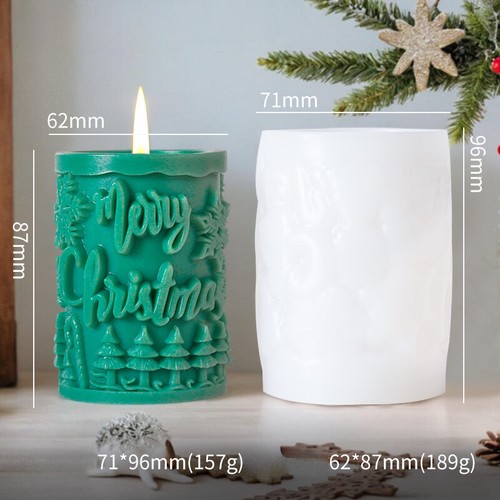 Christmas Silicone Molds Candle Molds Candle Making Supplies DIY Soap Resin Mold - Picture 11 of 29