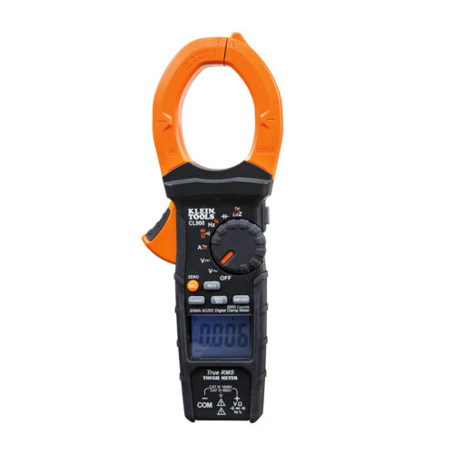 Pinza amperimétrica digital Klein Tools CL900, AC rango automático TRMS, baja impedancia, 2000A - Imagen 4 de 7