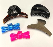 French European Hair Claw Jaw Teeth Clip Women Girls Accessory Made in France