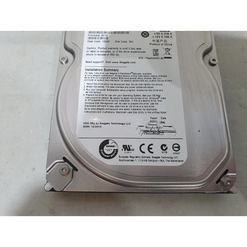 Seagate Pipeline HD.2 ST3500312CS 3.5" Hard Disk Drive 500GB 5900-RPM SATA 3Gb/s - Image 3 of 4
