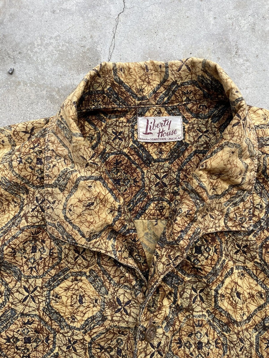 Vintage 50s Liberty House Waikiki Nani Hawaii Wood Buttons 