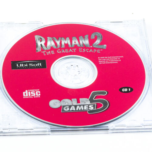 RAYMAN 2 The Great Escape 1999 Ubisoft JUEGO PC muy buen estado - Imagen 1 de 1